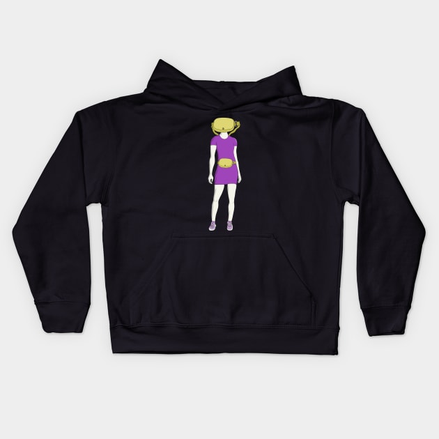 Fanny packs are in fashion Kids Hoodie by DiegoCarvalho